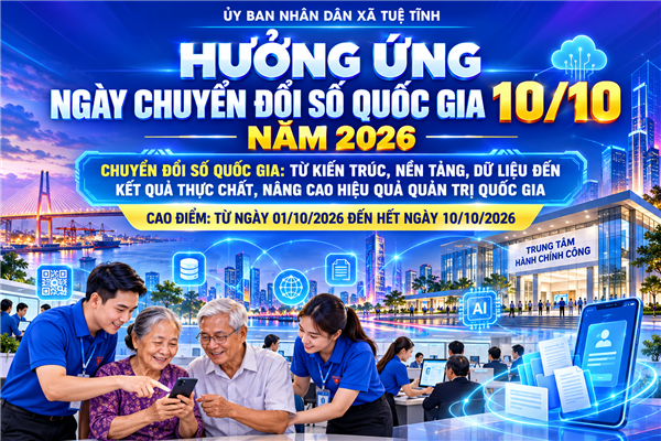 Công văn số 4328/SKHCN-TTTT về vệc  triển khai các hoạt động hưởng ứng
Ngày Chuyển đổi số quốc gia năm 2026
