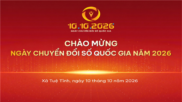 V/v phổ cập bộ nhận diện
Ngày Chuyển đổi số quốc gia năm 2026