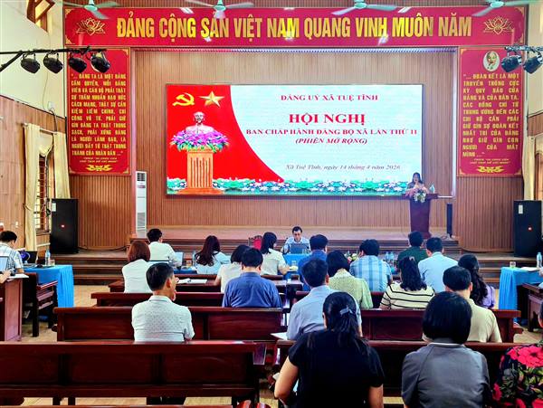 Ban chấp hành đảng bộ xã Tuệ Tĩnh tổ chức hội nghị lần thứ 11 (Phiên mở rộng)