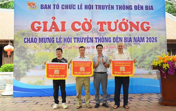 Giải cờ tướng Lễ hội đền Bia năm 2026