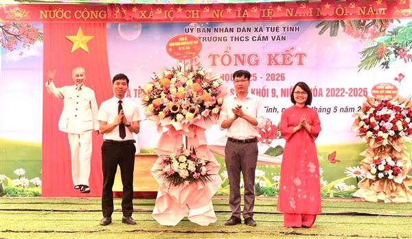 Trường THCS Cẩm Văn tổ chức Lễ tổng kết năm học 2025 – 2026

