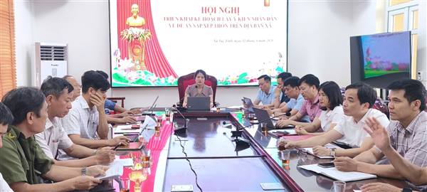 XÃ TUỆ TĨNH TRIỂN KHAI KẾ HOẠCH LẤY Ý KIẾN NHÂN DÂN VỀ ĐỀ ÁN SẮP XẾP THÔN