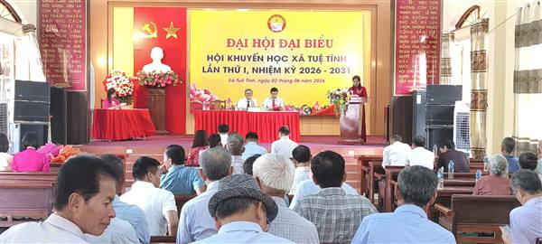 Đại hội Hội khuyến học xã Tuệ Tĩnh lần thứ nhất

