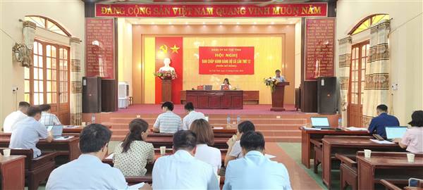 ĐẢNG ỦY XÃ TUỆ TĨNH TỔ CHỨC HỘI NGHỊ BAN CHẤP HÀNH ĐẢNG BỘ XÃ LẦN THỨ 12 (PHIÊN MỞ RỘNG)