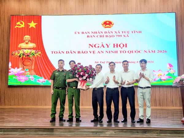 Xã Tuệ Tĩnh tổ chức Ngày hội Toàn dân bảo vệ an ninh Tổ quốc năm 2026