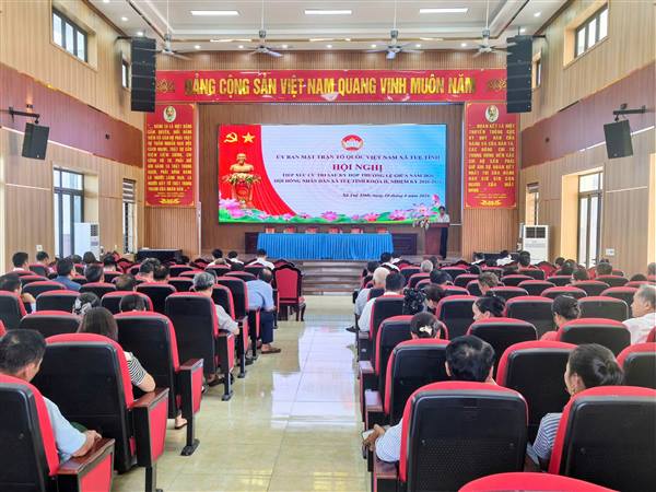 Xã Tuệ Tĩnh tổ chức Hội nghị tiếp xúc cử tri sau Kỳ họp thường lệ giữa năm 2026