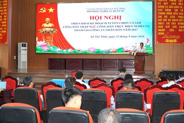 Triển khai công tác tuyển chọn và gọi công dân nhập ngũ năm 2027