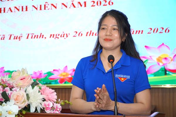 Xã Tuệ Tĩnh tổ chức Hội nghị đối thoại giữa Chủ tịch UBND xã với đoàn viên, thanh niên năm 2026