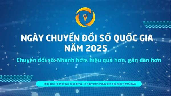 Tuyên truyền phổ cập bộ nhận diện “Ngày Chuyển đổi số quốc gia năm 2025”