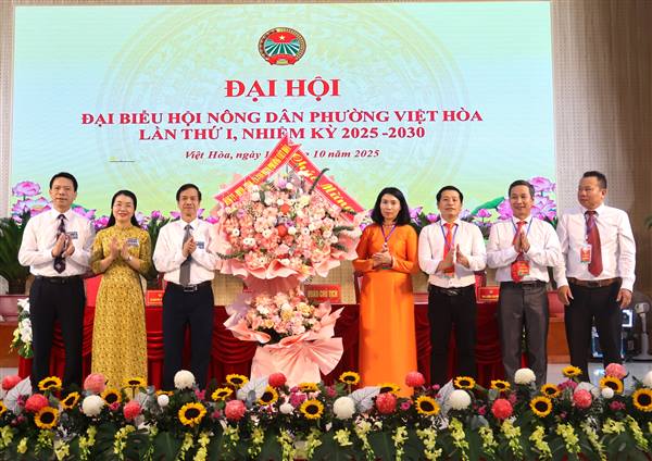 Đại hội Đại biểu Hội Nông dân phường Việt Hòa lần thứ I, nhiệm kỳ 2025–2030: “Đoàn kết - Đổi mới - Chủ động - Hội nhập - Phát triển” 