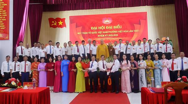  Đại hội đại biểu Mặt trận Tổ quốc phường Việt Hòa lần thứ I, nhiệm kỳ 2025 - 2030 thành công tốt đẹp
