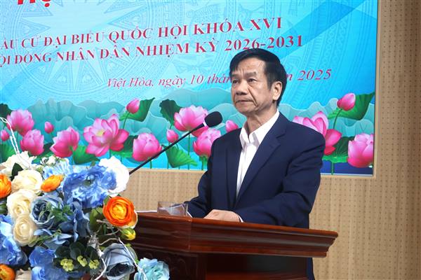 Hội nghị triển khai công tác bầu cử đại biểu Quốc hội khóa XVI và đại biểu HĐND các cấp nhiệm kỳ 2026 - 2031