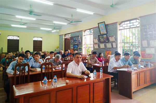Phường Việt Hoà tổ chức cuộc họp triển khai, phổ biến công tác GPMB thực hiện Dự án đường gom dọc Quốc lộ 5 
