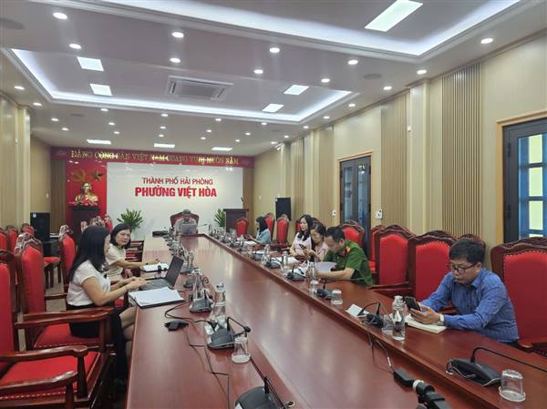  PHƯỜNG VIỆT HÒA THAM DỰ HỘI NGHỊ QUÁN TRIỆT, TRIỂN KHAI CÁC CHỈ ĐẠO VỀ AN TOÀN THỰC PHẨM