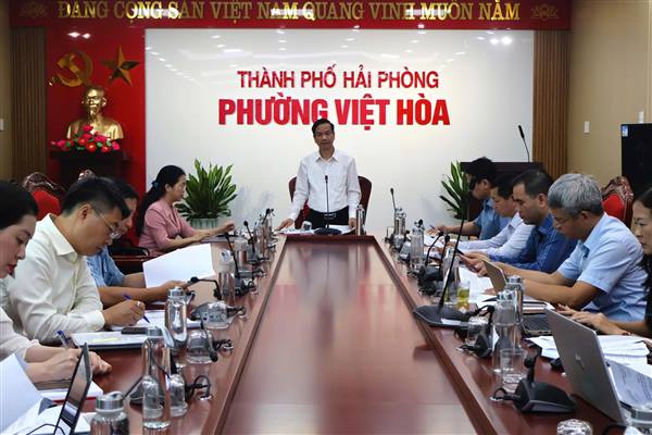 PHƯỜNG VIỆT HÒA: HỌP KIỂM ĐIỂM KẾT QUẢ TRIỂN KHAI ĐỢT CAO ĐIỂM “90 NGÀY TĂNG TỐC - VỀ ĐÍCH KHÁM SỨC KHỎE TOÀN DÂN NĂM 2026”