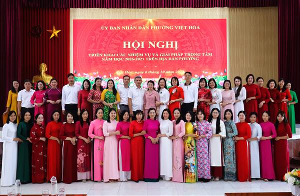 PHƯỜNG VIỆT HÒA TRIỂN KHAI NHIỆM VỤ, GIẢI PHÁP TRỌNG TÂM NĂM HỌC 2026–2027