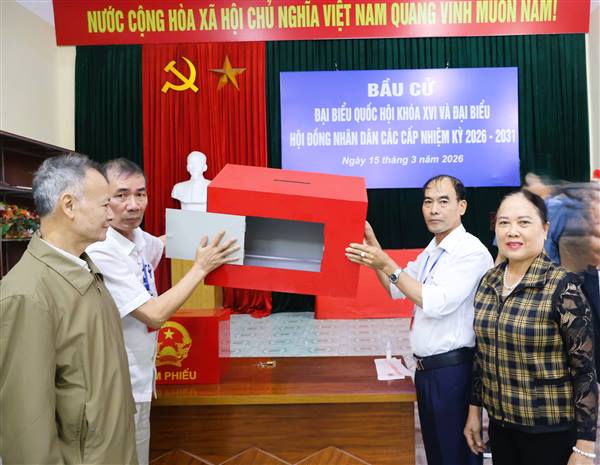 Đơn vị Bầu cử số 3, phường Việt Hòa khai mạc ngày Bầu cử đại biểu Quốc hội và HĐND các cấp 