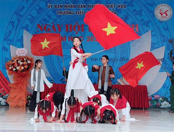  Trường Tiểu học Việt Hoà tổ chức Ngày hội đọc sách năm 2026