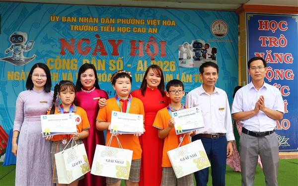 Trường Tiểu học Cao An phối hợp tổ chức “Ngày hội Công dân số - AI 2026” gắn với Ngày Sách và Văn hóa đọc Việt Nam lần thứ V.