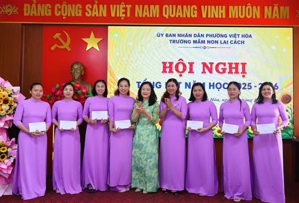 Trường Mầm non Lai Cách tổng kết năm học 2025 – 2026 