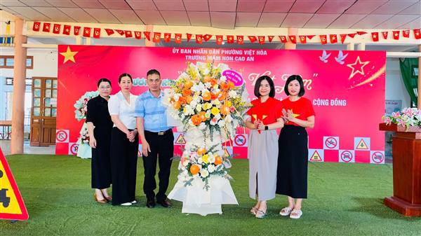 Trường mầm non Cao An tổ chức chương trình “Tôi yêu Việt Nam và ra mắt mô hình dân vận khéo trong phối hợp gia đình - nhà trường - cộng đồng vì môi trường GDMN an toàn, hạnh phúc”