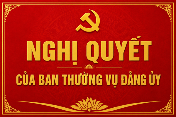 Nghị quyết CỦA BAN THƯỜNG VỤ ĐẢNG ỦY về tăng cường sự lãnh đạo, chỉ đạo thực hiện công tác sắp xếp, tổ chức lại các tổ dân phố trên địa bàn phường Việt Hòa năm 2026
