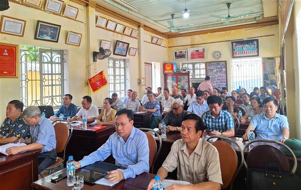 Chi bộ tổ dân phố số 6 phường việt hòa tổ chức sinh hoạt chi bộ thường kỳ tháng 6 năm 2026