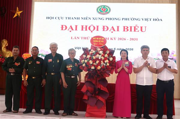 ĐẠI HỘI ĐẠI BIỂU HỘI CỰU THANH NIÊN XUNG PHONG PHƯỜNG VIỆT HÒA LẦN THỨ I, NHIỆM KỲ 2026 – 2031
