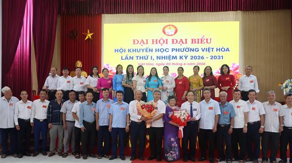 Đại hội  Đại biểu Hội Khuyến học phường Việt Hòa lần thứ I thành công tốt đẹp
