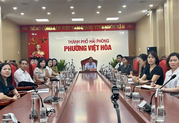 PHƯỜNG VIỆT HÒA THAM DỰ HỘI NGHỊ TỔNG KẾT NĂM HỌC 2025-2026, TRIỂN KHAI NHIỆM VỤ NĂM HỌC 2026-2027