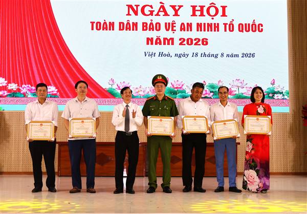 Phường Việt Hòa tổ chức Ngày hội toàn dân bảo vệ an ninh Tổ quốc năm 2026