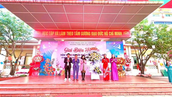 TRƯỜNG TIỂU HỌC LẠI XUÂN TỔ CHỨC GẶP MẶT KỶ NIỆM NGÀY NHÀ GIÁO VIỆT NAM 20/11 