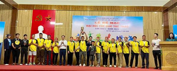 LỄ BẾ MẠC ĐẠI HỘI THỂ DỤC THỂ THAO XÃ VIỆT KHÊ LẦN THỨ I – NĂM 2025