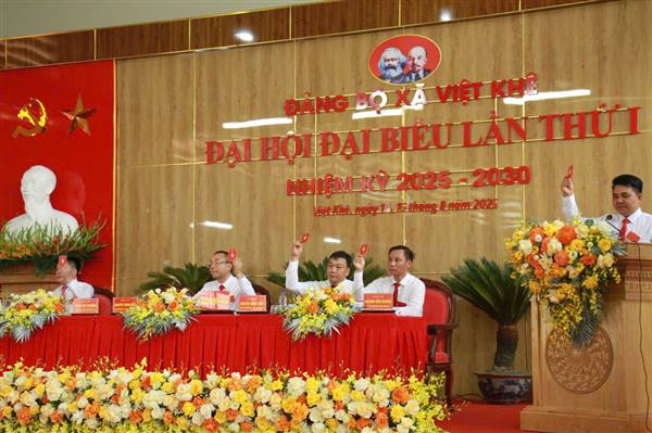 ĐẢNG ỦY XÃ VIỆT KHÊ TỔ CHỨC PHIÊN TRÙ BỊ ĐẠI HỘI ĐẢNG BỘ XÃ LẦN THỨ NHẤT, NHIỆM KỲ 2025 - 2030 