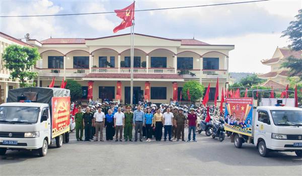 Nhiệt liệt chào mừng kỉ niệm 80 năm Cách mạng tháng 8 thành công và Quốc khánh nước Cộng hòa xã hội chủ nghĩa Việt Nam, Chào mừng Đại hội đại biểu Đảng bộ các cấp nhiệm kỳ 2025-2030 tiến tới Đại hội Đại biểu Toàn quốc lần thứ XIV của Đảng 