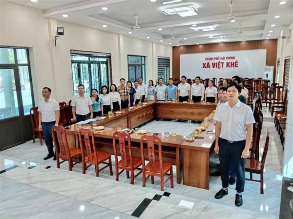 LỄ CHÀO CỜ VÀ TRIỂN KHAI NHIỆM VỤ CÔNG TÁC THÁNG 6/2026 TẠI XÃ VIỆT KHÊ
