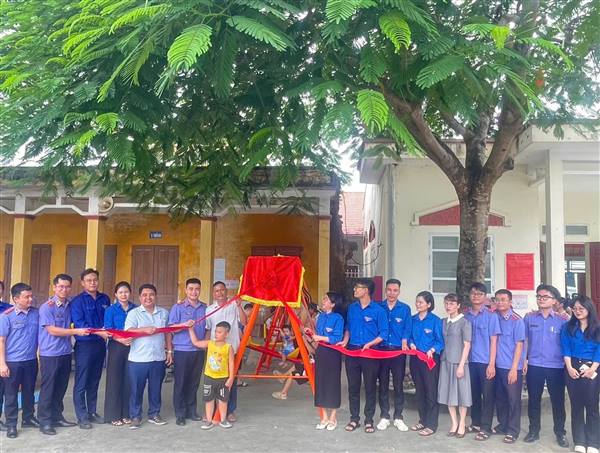 KHÁNH THÀNH CÔNG TRÌNH THANH NIÊN – LAN TỎA NGHĨA TÌNH, CHUNG TAY VÌ CỘNG ĐỒNG