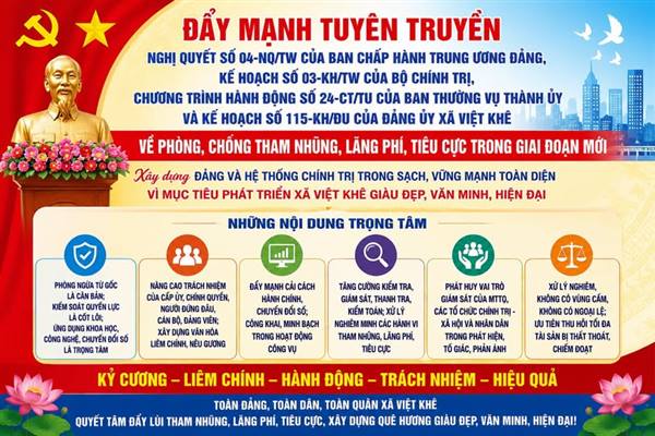 Đẩy mạnh tuyên truyền Nghị quyết số 04-NQ/TW về phòng, chống tham nhũng, lãng phí, tiêu cực