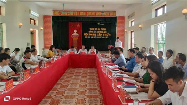 HỘI NGHỊ BAN CHẤP HÀNH ĐẢNG BỘ XÃ (LẦN THỨ IV)