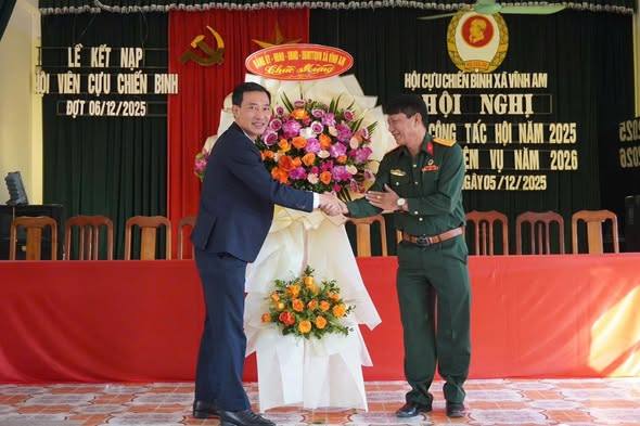 HỘI NGHỊ HỘI CỰU CHIẾN BINH XÃ VĨNH AM