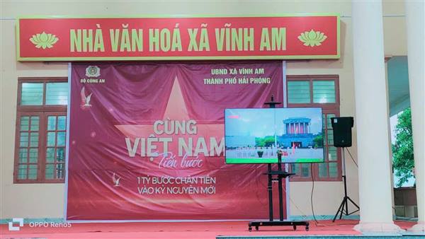 Vào lúc 06h00 sáng ngày 16/8/2025 Ủy ban nhân dân xã Vĩnh Am tổ chức hoạt động “Cùng Việt Nam tiến bước” trên địa bàn xã Vĩnh Am, cùng hướng về Quảng trường Ba Đình lịch sử theo dõi lễ thượng cờ Tổ quốc, đồng loạt hát Quốc ca, cùng tiến bước vì một Việt Nam đoàn kết, hùng cường và bền vững.