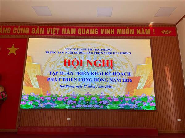 HỘI NGHỊ TẬP HUẤN TRIỂN KHAI NHIỆM VỤ PHÁT TRIỂN CỘNG ĐỒNG NĂM 2026