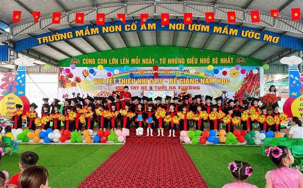 XÃ VĨNH AM ĐỒNG LOẠT TỔ CHỨC LỄ BẾ GIẢNG NĂM HỌC 2025 – 2026