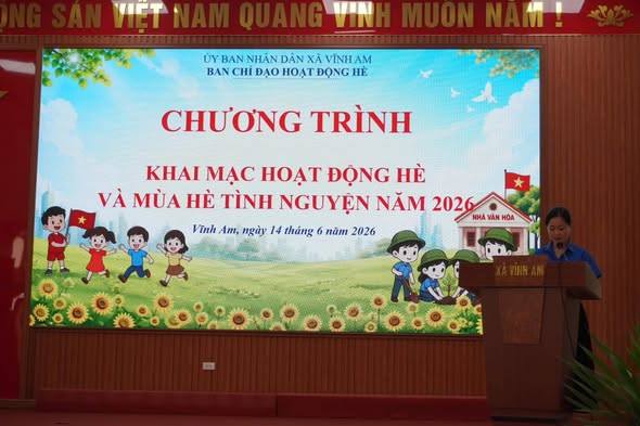 XÃ VĨNH AM TỔ CHỨC KHAI MẠC CÁC HOẠT ĐỘNG HÈ NĂM 2026