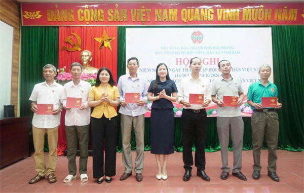 HỘI NÔNG DÂN XÃ VĨNH BẢO: ĐOÀN KẾT, SÔI NỔI CÁC HOẠT ĐỘNG CHÀO MỪNG 96 NĂM NGÀY THÀNH LẬP HỘI NÔNG DÂN VIỆT NAM