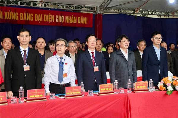 🇻🇳🇻🇳🇻🇳 Sáng 15/3, đồng chí Phạm Văn Lập - Phó Bí thư Thành ủy, Chủ tịch Ủy ban MTTQ Việt Nam thành phố dự Lễ khai mạc bầu cử đại biểu Quốc hội khóa XVI và đại biểu HĐND các cấp nhiệm kỳ 2026-2031 khu vực bầu cử số 9 tại Nhà văn hóa Nguyễn Bỉnh Khiêm, xã Vĩnh Bảo.