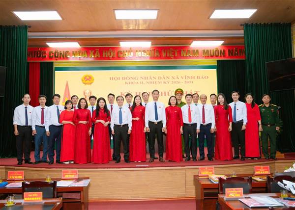 HỘI ĐỒNG NHÂN DÂN XÃ VĨNH BẢO TỔ CHỨC KỲ HỌP THỨ NHẤT KHÓA II, NHIỆM KỲ 2026-2031