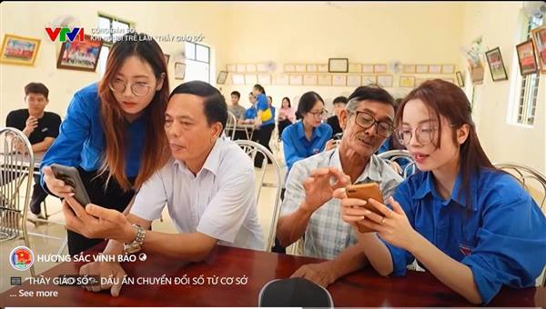 “Thầy giáo số” – Dấu ấn chuyển đổi số từ cơ sở