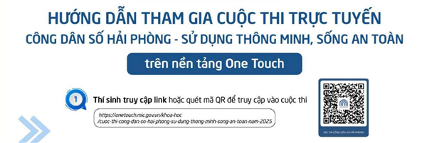 Thể lệ cuộc thi "Công dân số Hải Phòng - Sử dụng thông minh, sống an toàn"