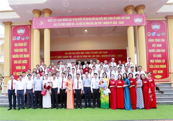 Đại hội Đại biểu MTTQ Việt Nam xã Vĩnh Hải lần thứ Nhất, nhiệm kỳ 2025-2030 thành công tốt đẹp!
